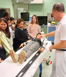 Lehrausgang der 4a ins UKH