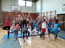 Turnstunde mit Melanie